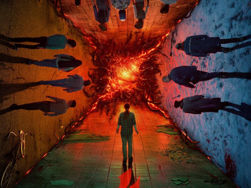 “Stranger Things” poster.