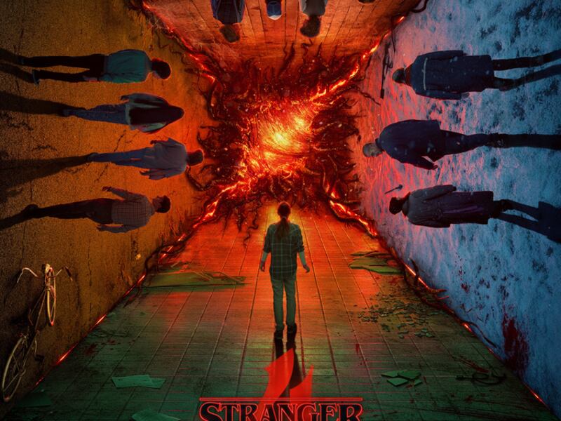 “Stranger Things” poster.