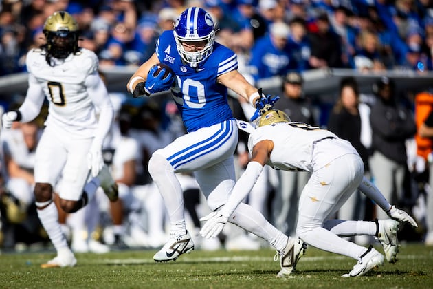BYU tight end Carsen Ryan reflects on his solo season in Provo, wishes he had arrived at the Big 12 school a lot sooner than he did