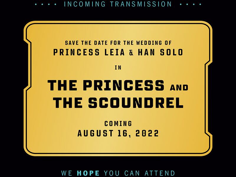 Cover of “Star Wars: The Princess and the Scoundrel.”