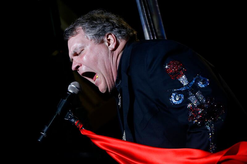 Singer Meat Loaf performs in Defiance, Ohio.