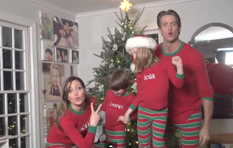 The Holderness family's Christmas video is making the social media rounds.