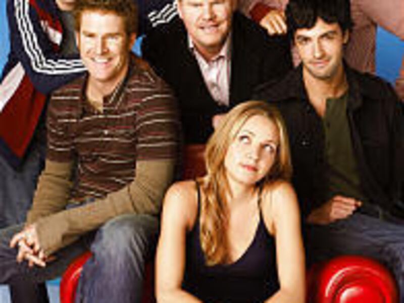 Michael Bunin, Jamie Kaler, Jim Gaffigan, Jordana Spiro, Kyle Howard and Reid Scott