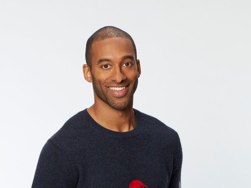 Matt James poses ahead of his role on “The Bachelor.”