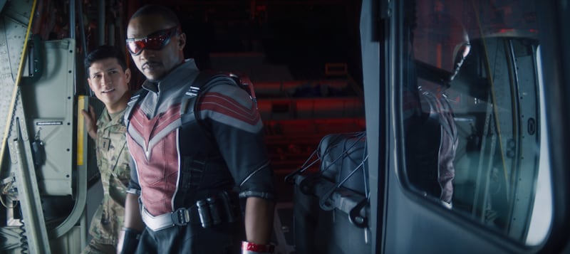 Falcon/Sam Wilson (Anthony Mackie) in ‘The Falcon and the Winter Soldier.’