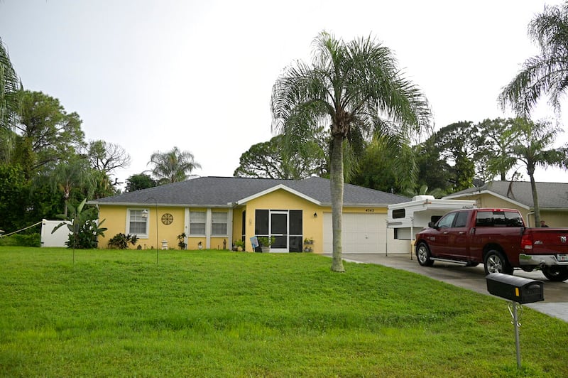 The home of Brian Laundrie in North Port, Florida.