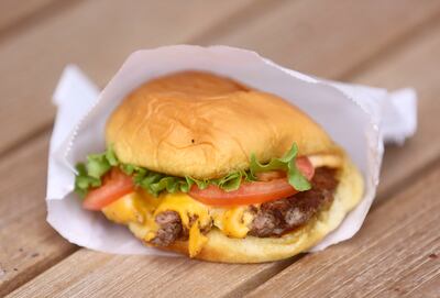The ShackBurger from Shake Shack before a burger taste test at the Deseret News in the Triad Center in Salt Lake City on Tuesday, Aug. 6, 2019.