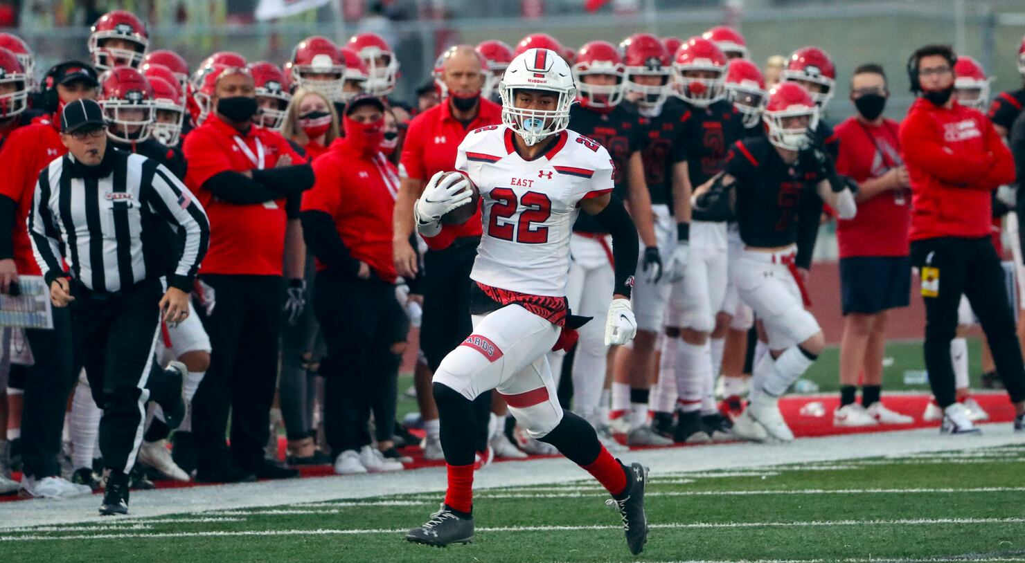 High school football East defends its way to upset 6A quarterfinal win