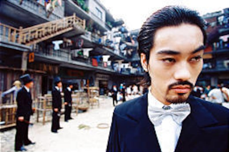 Chan Kwok Kuen as Brother Sum in action parody "Kung Fu Hustle."