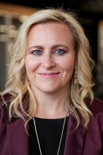Cydni Tetro, CEO and founder of ForgeDX, poses for photos at the company's office in Salt Lake City on Friday, Jan. 18, 2019.