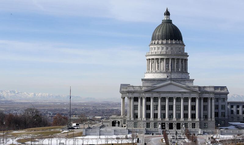 The 2016 General Session of the 61st Legislature began on Monday, Jan. 25, 2016. Photograph of the Utah State Capitol taken on Thursday, Jan. 21, 2016.