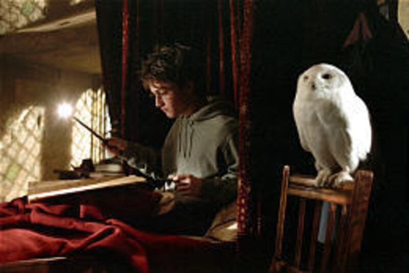 Daniel Radcliffe plays Harry Potter in the film version of "Harry Potter and the Prisoner of Azkaban."