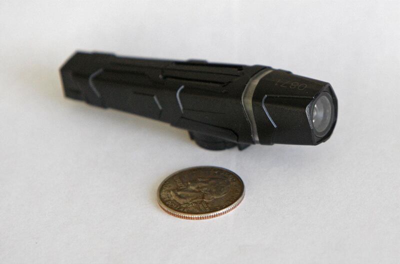 New uniform camera, or body cam, package that Salt Lake Police Chief Chris Burbank would like to see all officers use Tuesday, Nov. 13, 2012, in Salt Lake City.