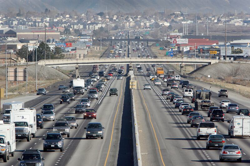 Traffic along I-15 in 2007.
