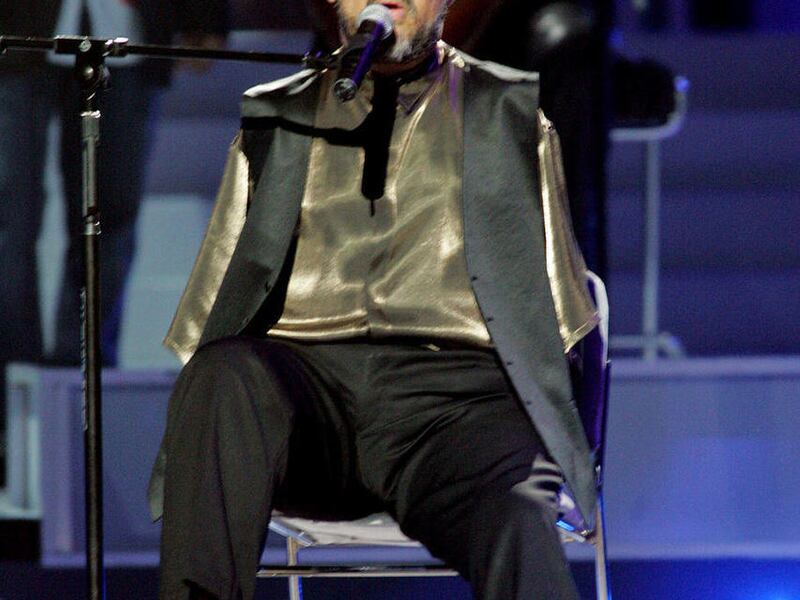 FILE - In this April 28, 2005 file photo, Latin singer Tony Melendez performs a tribute to the late Pope John Paul II during the Latin Billboard Awards in Miami. As a guitarist who has toured the world for more than three decades, Melendez has solidified