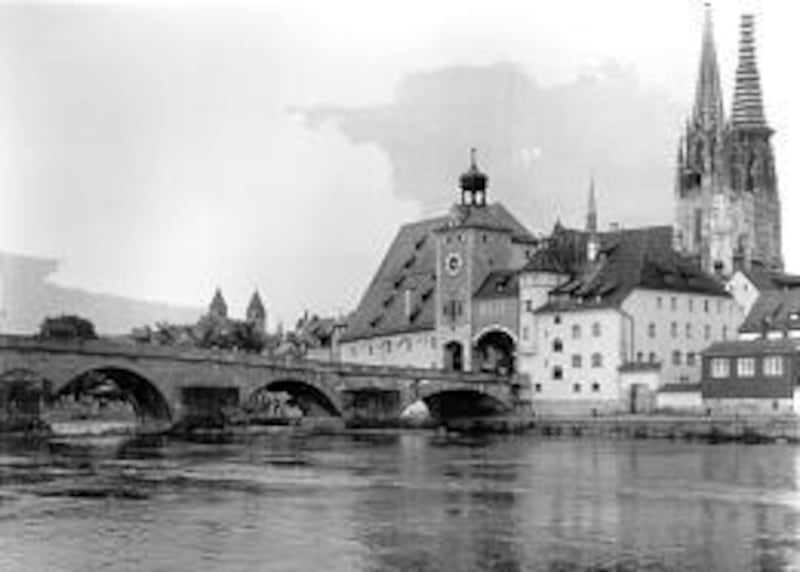 A Roman bridge crosses the Danube River. Filmmaker Clint Denn is a favorite with Utah audiences.