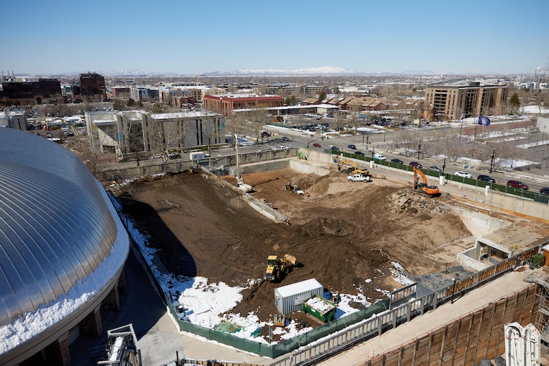 This photo shows the northwest corner of Temple Square where the North Visitors’ Center once stood.