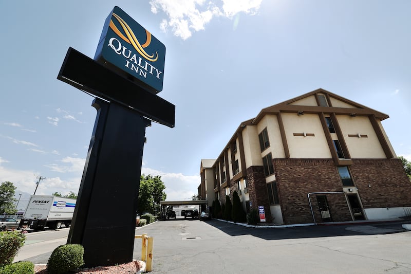 The Quality Inn Downtown in Salt Lake City, Utah.