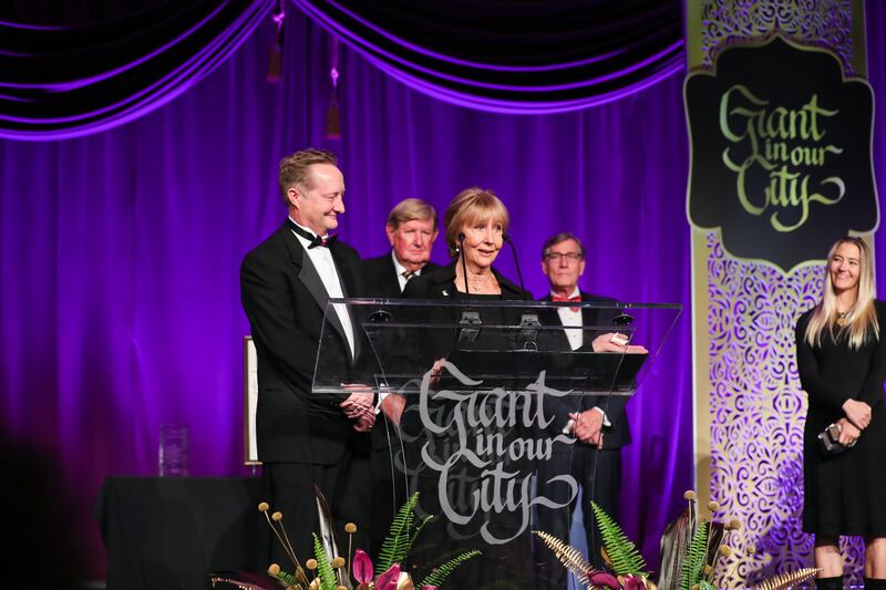 Katharine Garff and her son, John Garff.