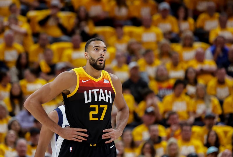 Utah Jazz center Rudy Gobert (27) during Game 3.