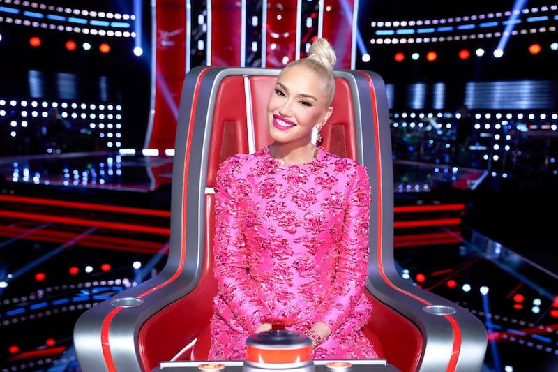 Gwen Stefani on “The Voice.”
