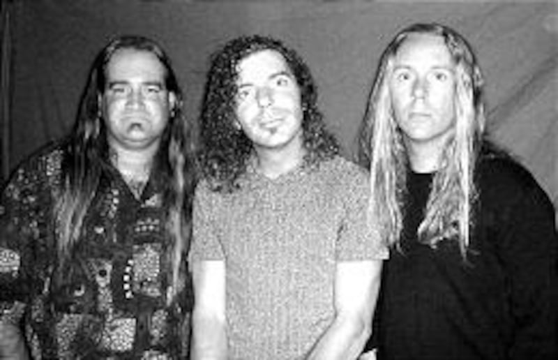 Ray Seese, left, Ray Nottke and Lew Nottke comprise the band Beat the Bone. Lew Nottke lives in Payson.