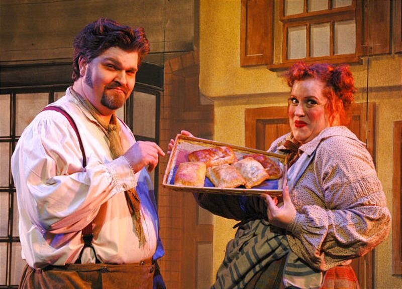J. Michael Bailey and Camille Van Wagoner in “Sweeney Todd.”