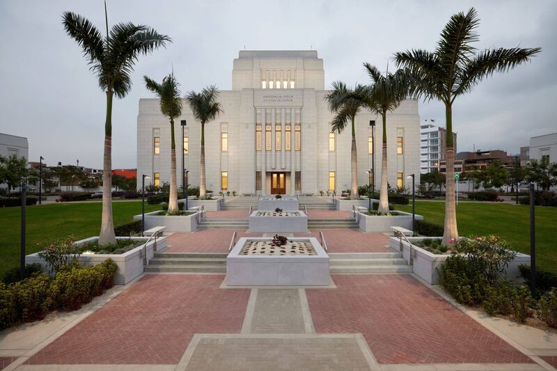 The Lima Peru Los Olivos Temple.