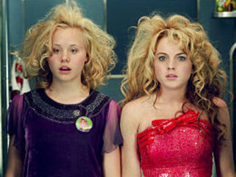 Alison Pill, left, and Lindsay Lohan star in "Teenage Drama Queen."