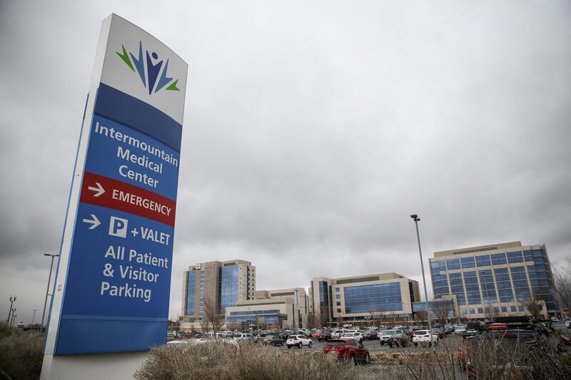 Intermountain Medical Center in Murray is pictured on Thursday, March 15, 2018.