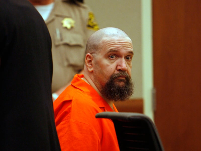 Death row inmate Ralph Menzies attends 3rd District Court in West Jordan in 2007.