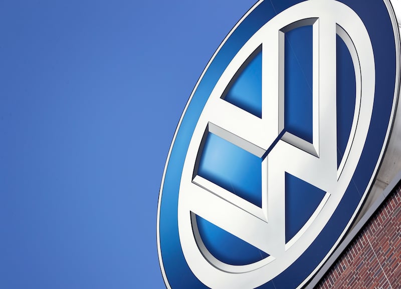 In this 2018 file photo, a logo of the brand Volkswagen on top of a company building is pictured prior in Wolfsburg, Germany. Volkswagen is recalling 140,00 SUVs for faulty airbags.