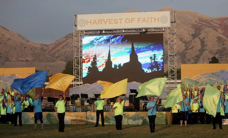 Harvest of Faith, a cultural celebration commemorating the heritage of the Brigham City region, at Box Elder High School in Brigham City on Saturday, Sept. 22, 2012.