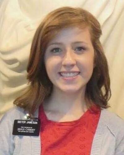 Brenna Poggemann serving a mission for the Church of Jesus Christ of Latter-day Saints in Portland, Oregon, August 2016.