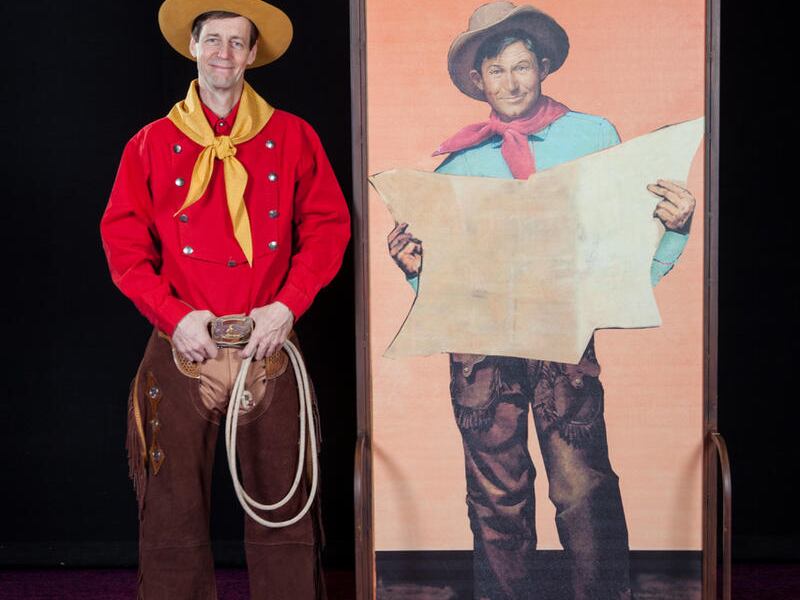 David M. Lutken stars as Will Rogers in PTC's newest musical.