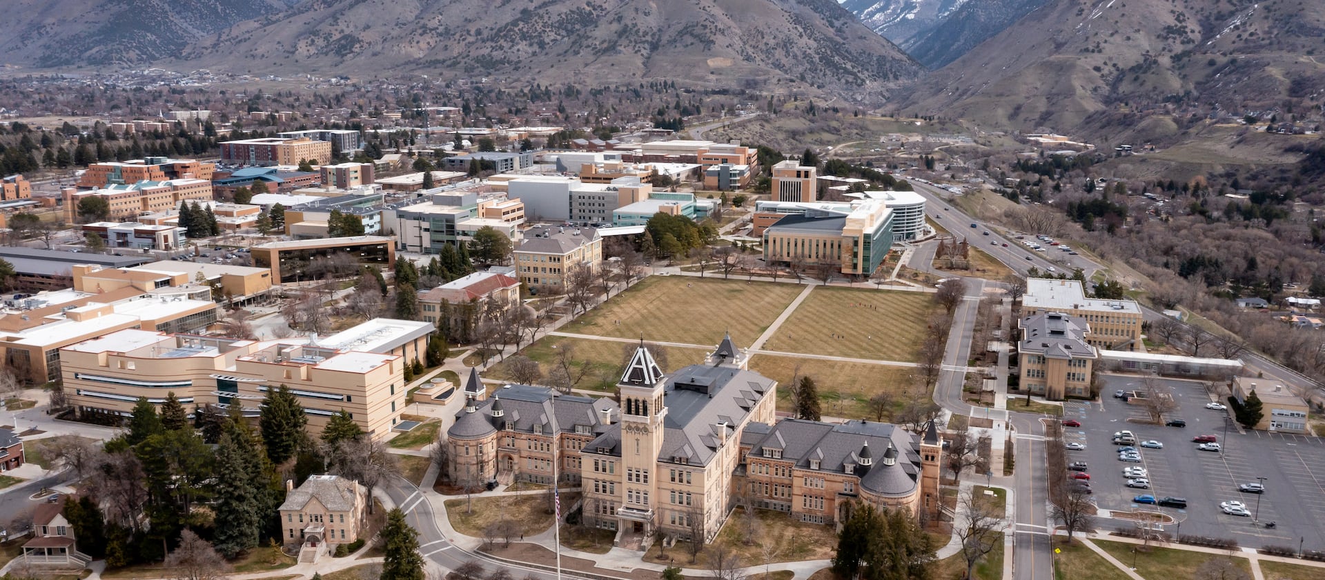 The Utah State University campus in Logan.