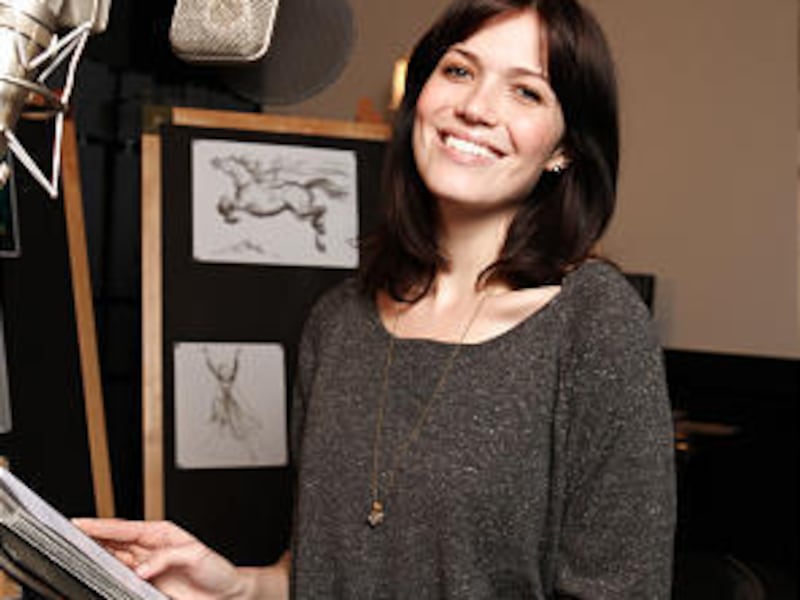 Mandy Moore provides the voice of Rapunzel in Disney's "Tangled."