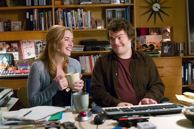 Kate Winslet and Jack Black in “The Holiday.”