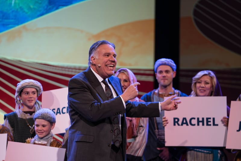 Brother Brad Wilcox, first counselor in the Young Men General Presidency, speaks at BYU Women's Conference on April 30, 2025.