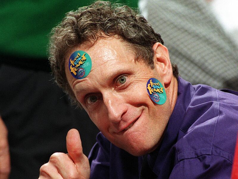 Dr. Richard Anderson is pictured at a Utah Jazz-Chicago Bulls NBA Finals game on June 3, 1999. Anderson has died at age 78.