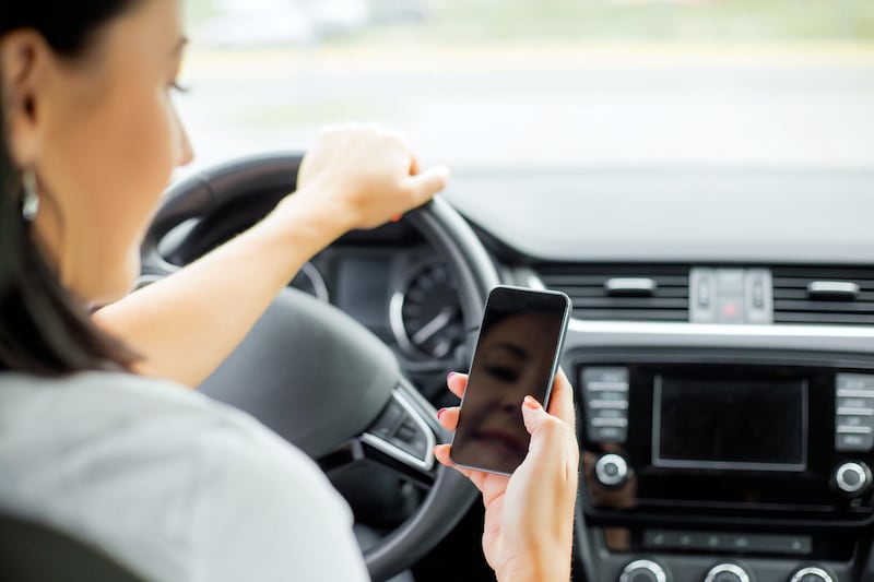Texting and driving is a problem. Car crashes increased when texting became popular.