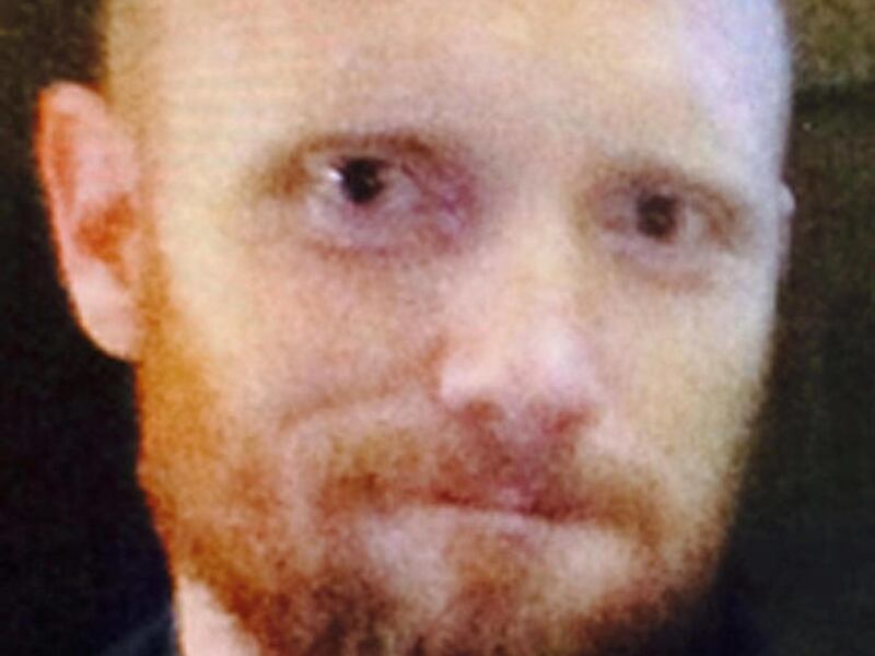 This undated photo provided by the Montgomery County Office of the District Attorney in Norristown, Pa., shows Bradley William Stone, 35, of Pennsburg, Pa., a suspect in six shooting deaths in Montgomery County on Monday, Dec. 15, 2014. District Attorney