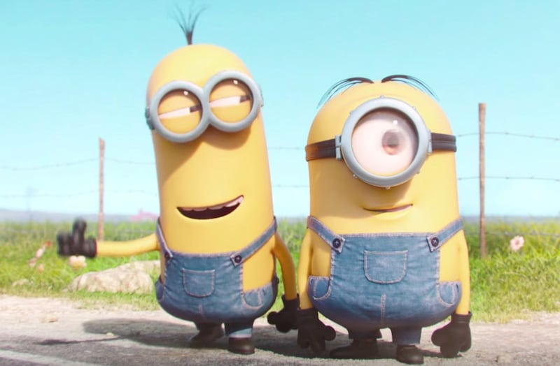 A still from the 2015 film “Minions.” The film will be getting a sequel next summer called “Minions: The Rise of Gru.”