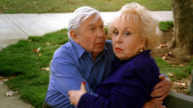 Andy Griffith and Doris Roberts in "Play the Game."