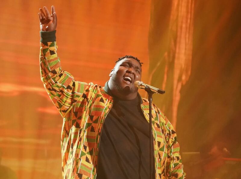 Willie Spence on the singing competition series “American Idol” in Los Angeles.
