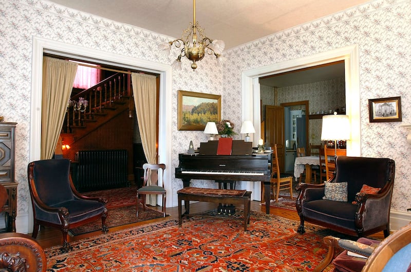 The front parlor of the Reed Smoot home is pictured June 25, 2010. The home was built in 1892 and is on the Freedom Festival's Provo Historic Tours.
