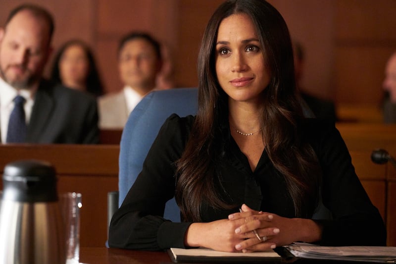Meghan Markle as Rachel Zane in “Suits.”