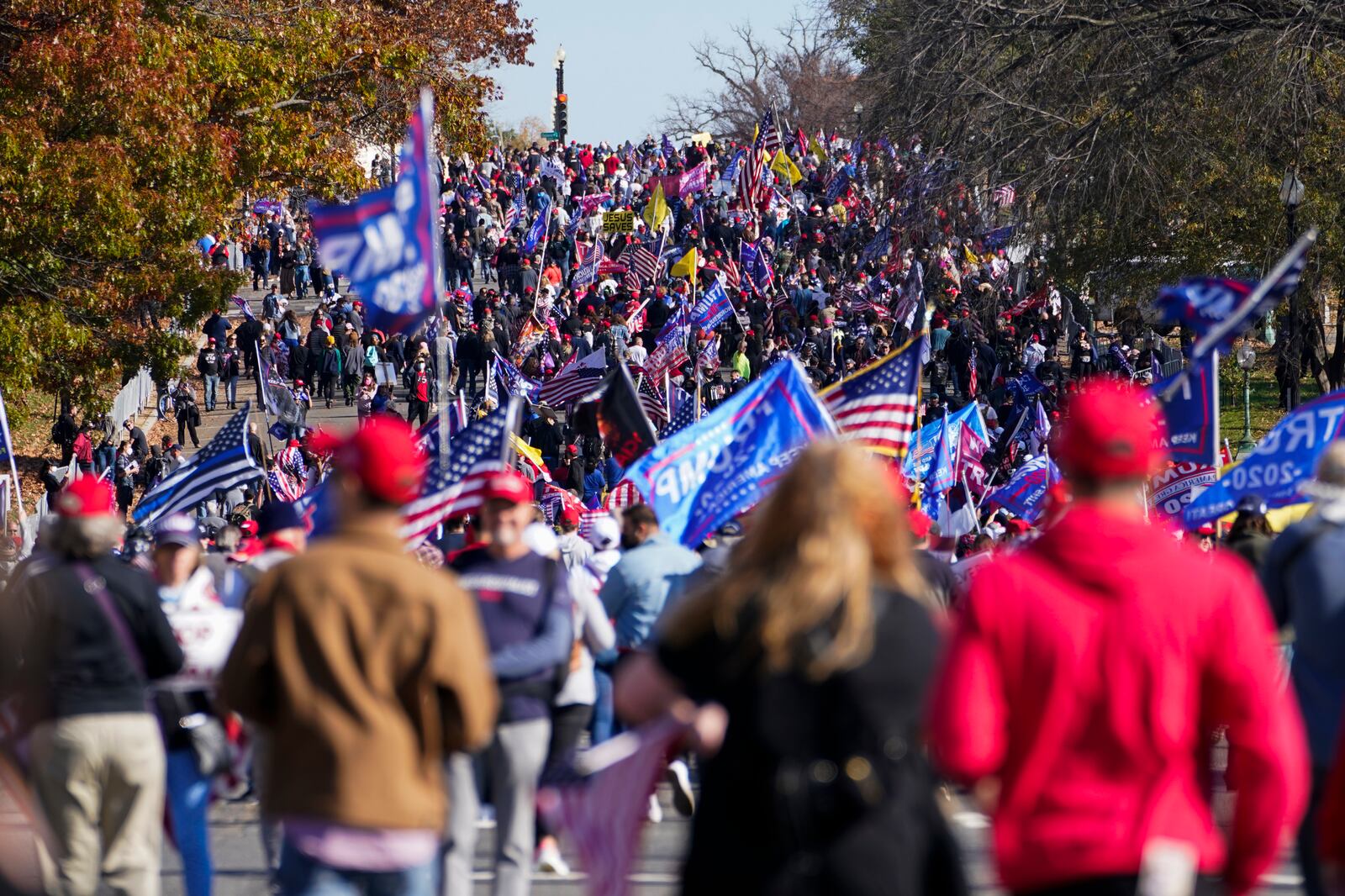 2020 election: MAGA rally in Washington, D.C. draws Trump supporters ...