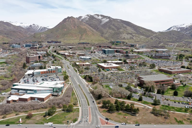 The University of Utah’s Research Park is pictured in Salt Lake City on Thursday, April 27, 2023.