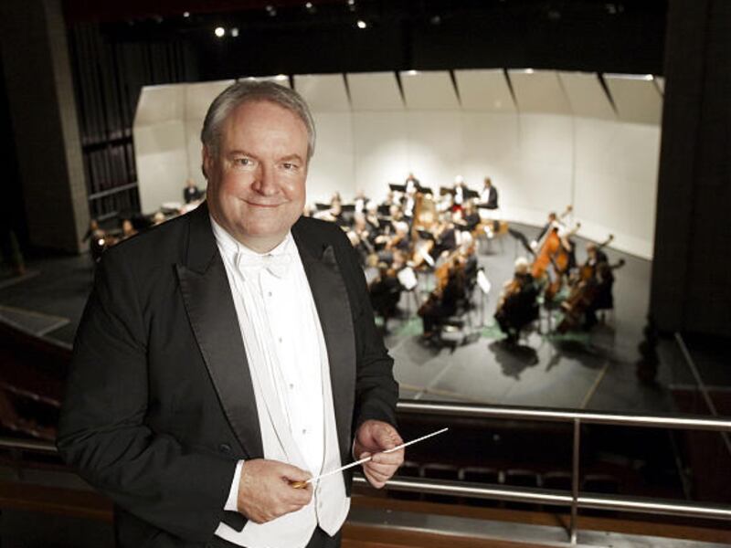 Bryce Rytting is the conductor of the Utah Valley Symphony.